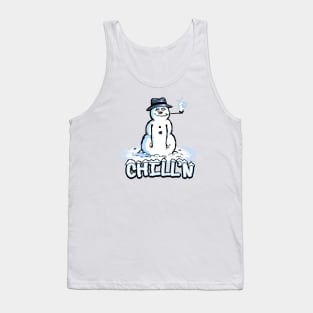 Chill'n Snowman Tank Top